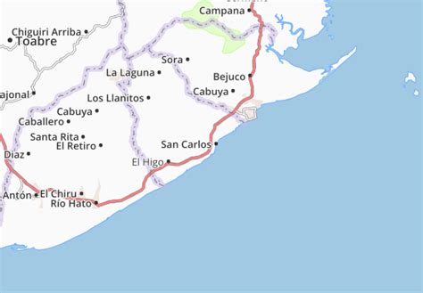 Santa Teresita Map .